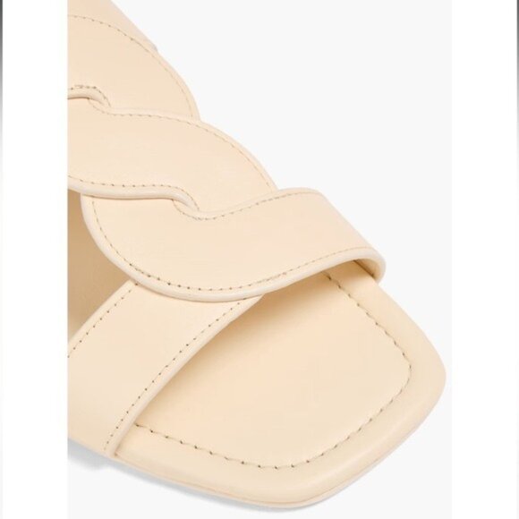 STUART WEITZMAN Ibiza twisted leather slides Size 6 - Picture 5 of 11